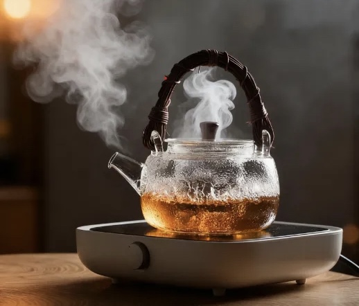 Ya'an dark tea simmering for a richer cup