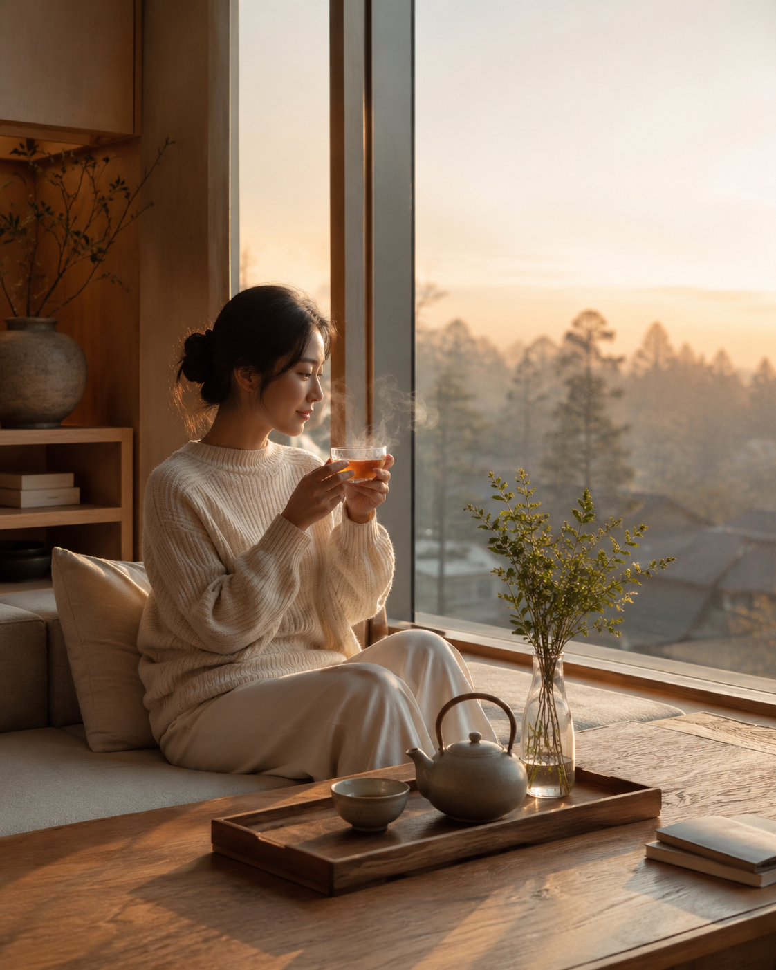 Morning tea ritual
